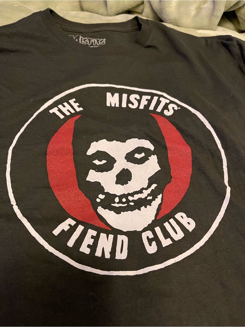 The Misfits Fiend Club Black Graphic Tee 2016 print